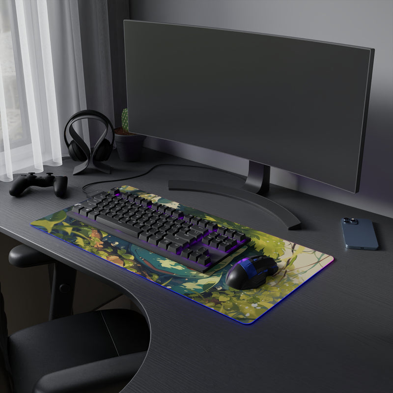 grass turtle LED Mouse Pad