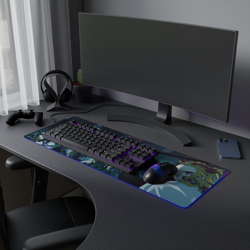 the evil hunter LED Mouse Pad