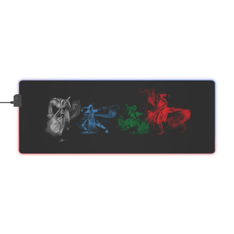 elemental benders LED Mouse Pad