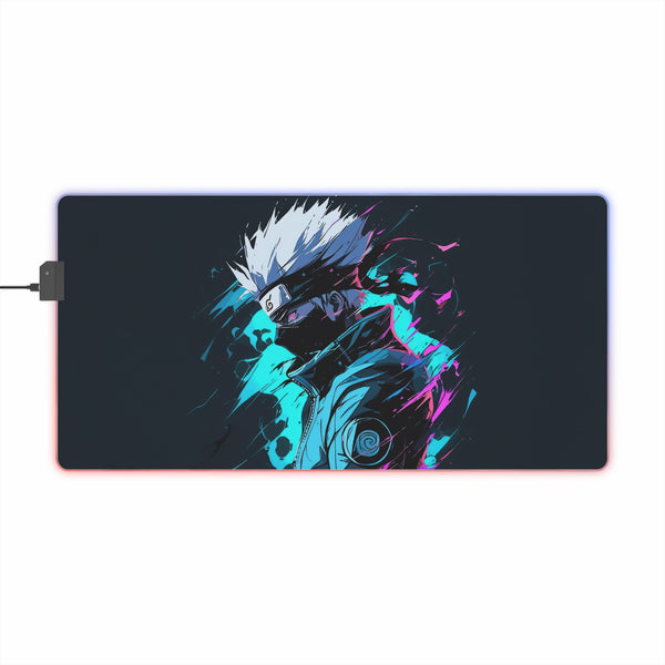 white wolf LED Mouse Pad