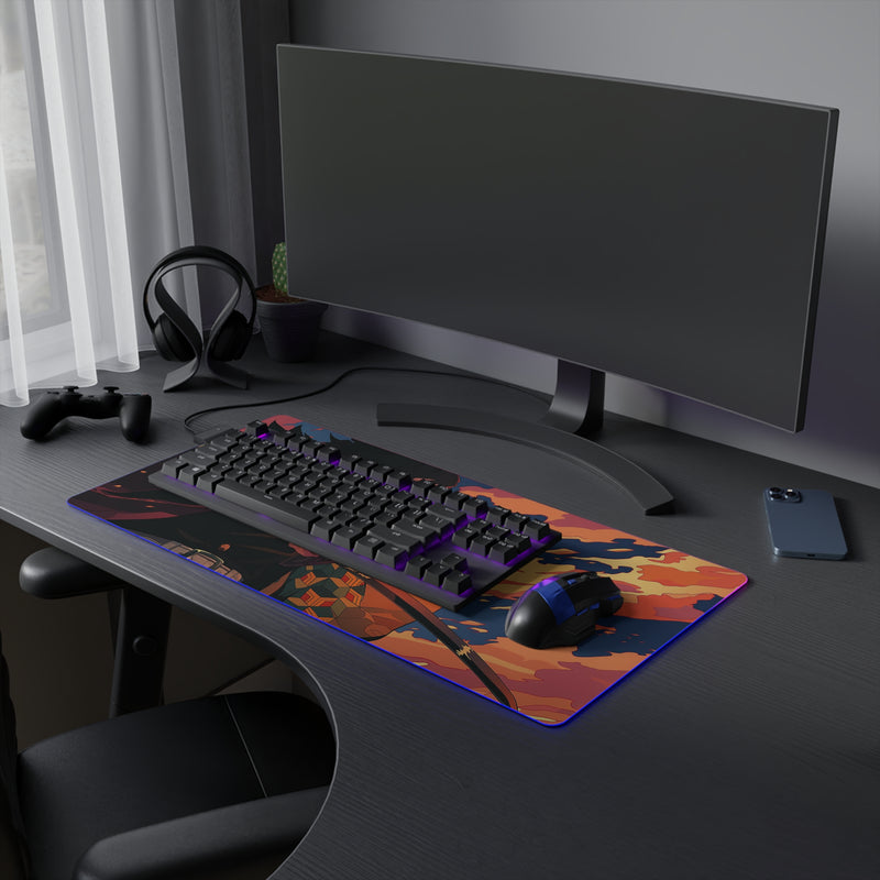 water hunter LED Mouse Pad