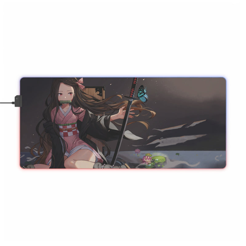 demon queen LED Mouse Pad