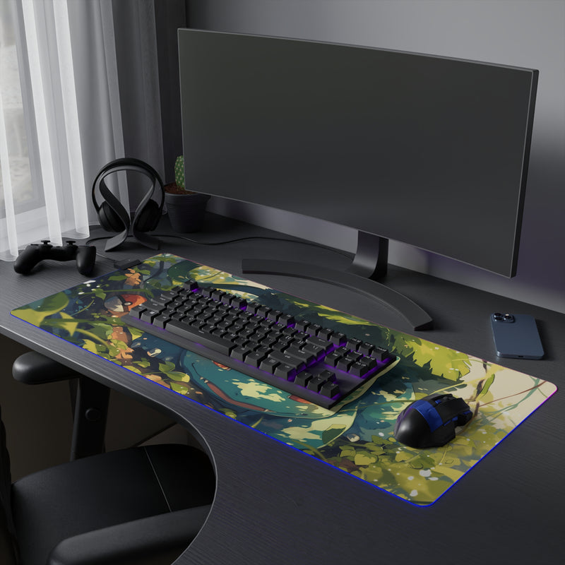 grass turtle LED Mouse Pad