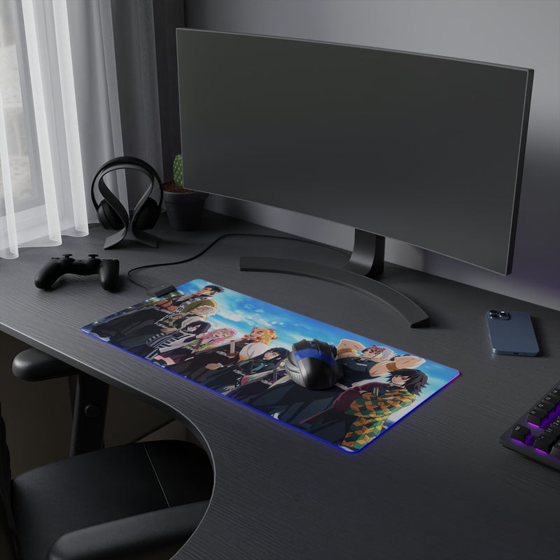 the evil hunters LED Mouse Pad