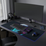 white wolf LED Mouse Pad