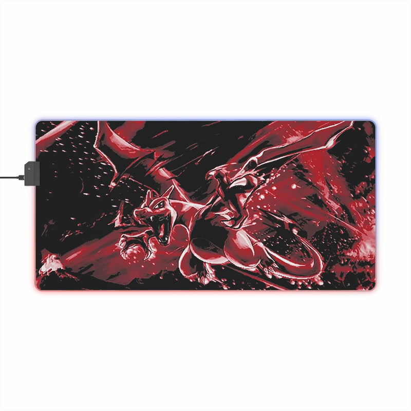 fire dragon LED Mouse Pad