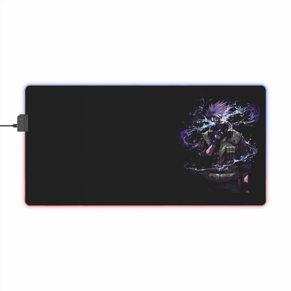 WHITE WOLF LED Mouse Pad