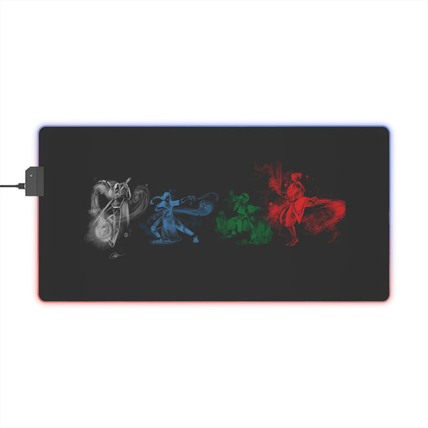 elemental benders LED Mouse Pad