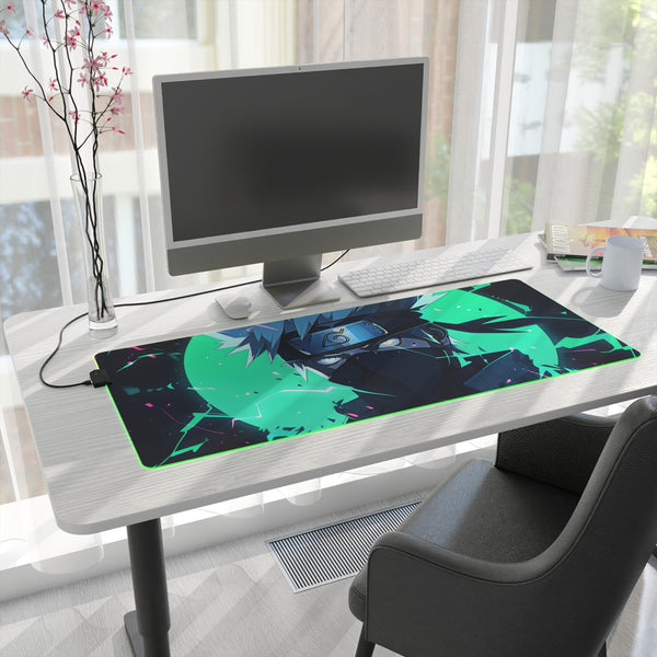 white wolf LED Mouse Pad