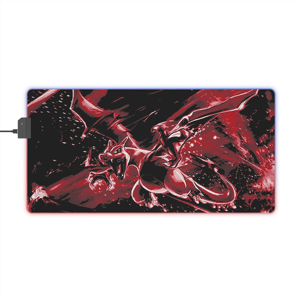 fire dragon LED Mouse Pad