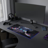 blue eyes LED Mouse Pad