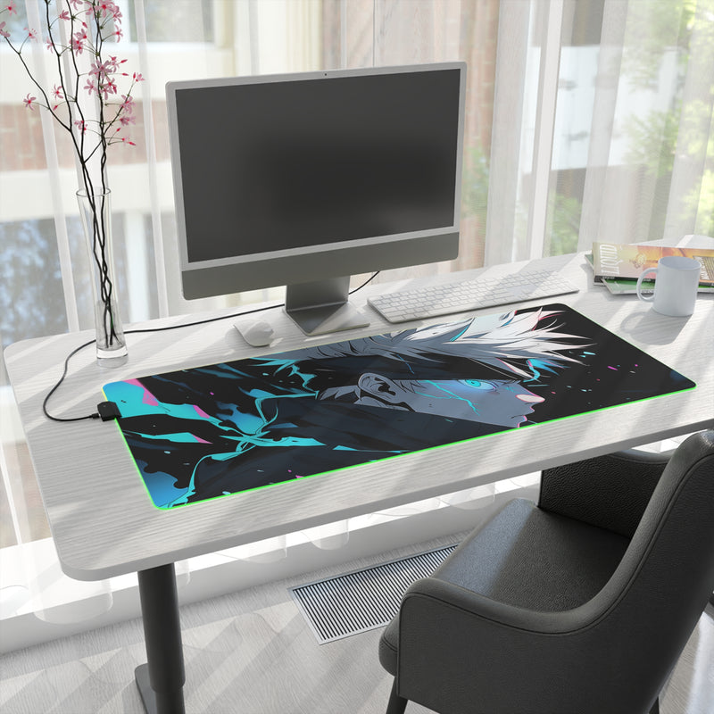 blue eyes LED Mouse Pad