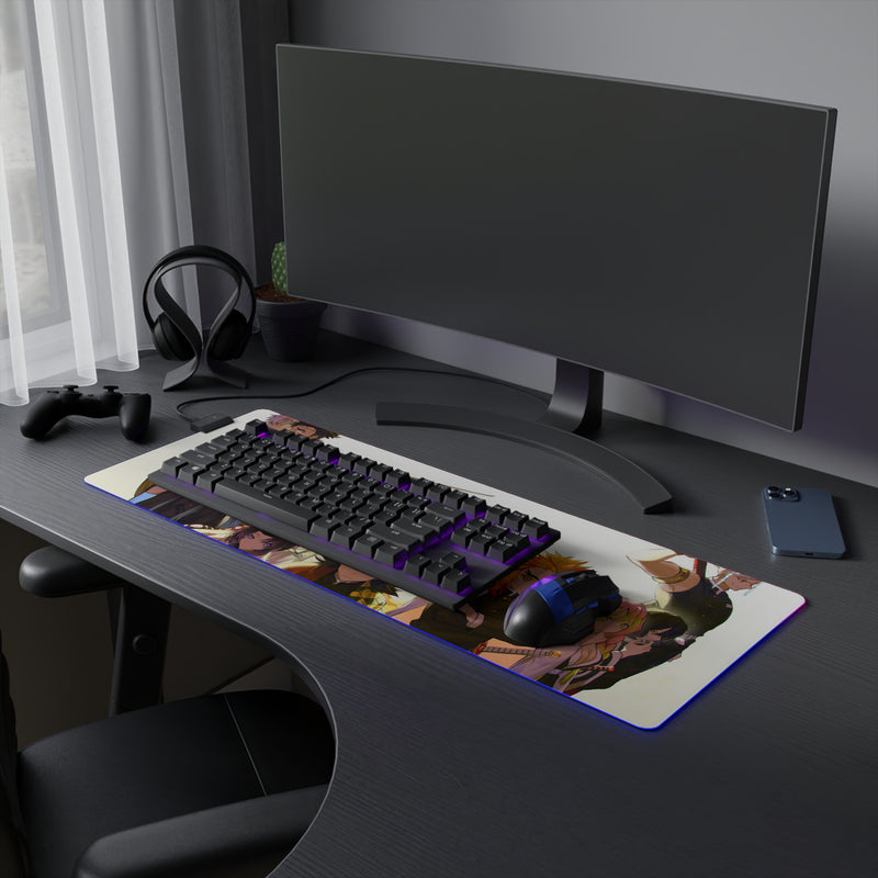 the evil hunters LED Mouse Pad