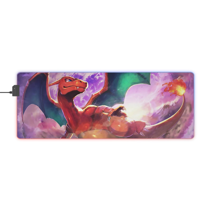 fire dragon LED Mouse Pad