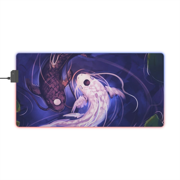 yin and yang LED Mouse Pad