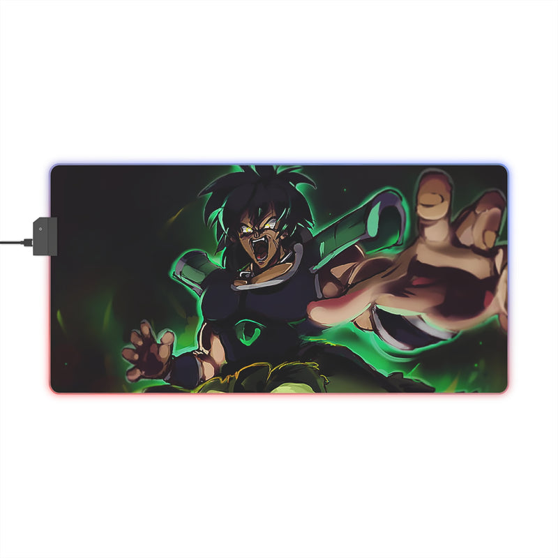 green monkey LED Mouse Pad