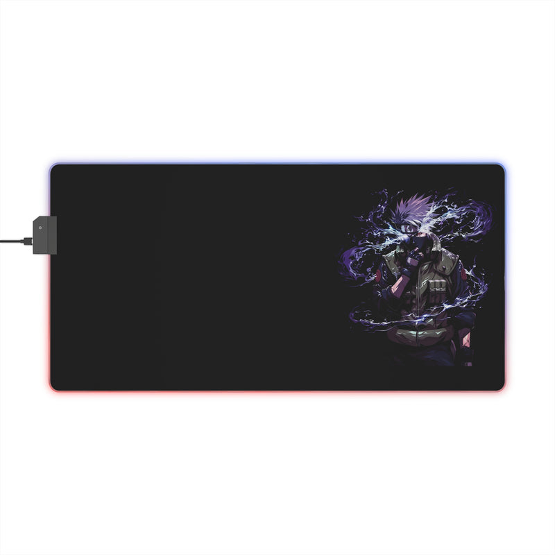 WHITE WOLF LED Mouse Pad