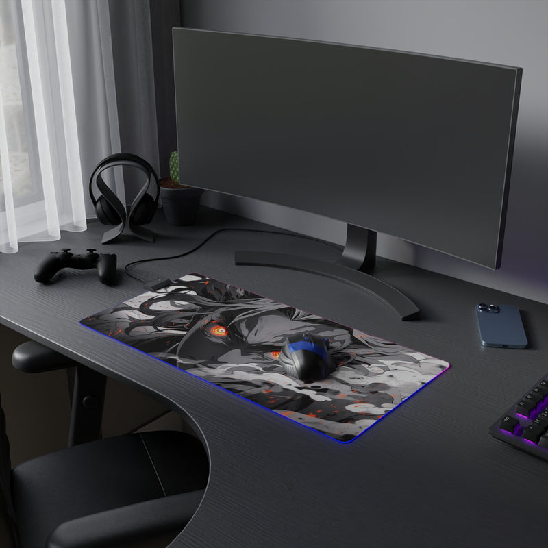 flame hunter Led Mouse Pad