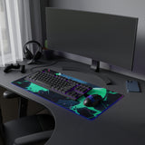 white wolf LED Mouse Pad