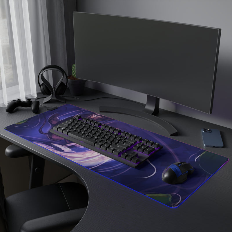 yin and yang LED Mouse Pad