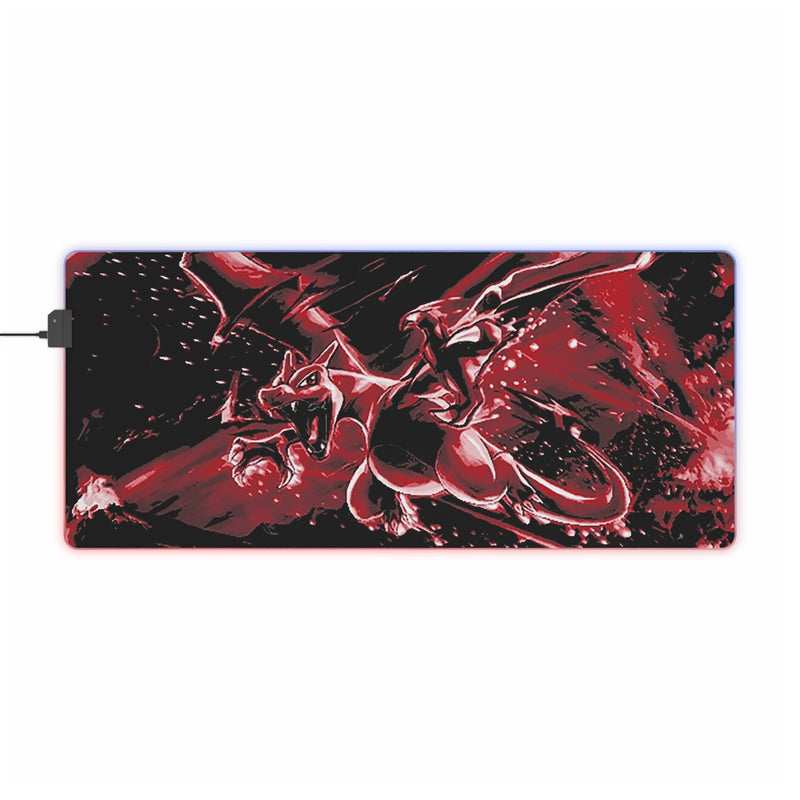 fire dragon LED Mouse Pad