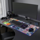 the evil hunters LED Gaming Mouse Pad