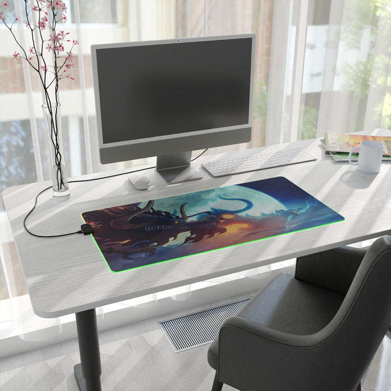 gear 5 dragon LED Gaming Mouse Pad