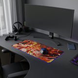 flame hunter LED Gaming Mouse Pad