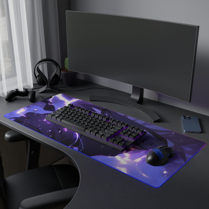 white wolf LED Mouse Pad