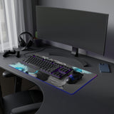 WHITE WOLF LED Mouse Pad