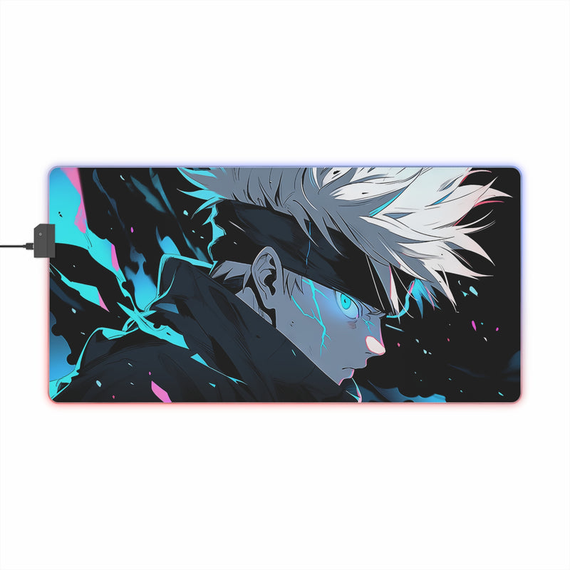 blue eyes LED Mouse Pad