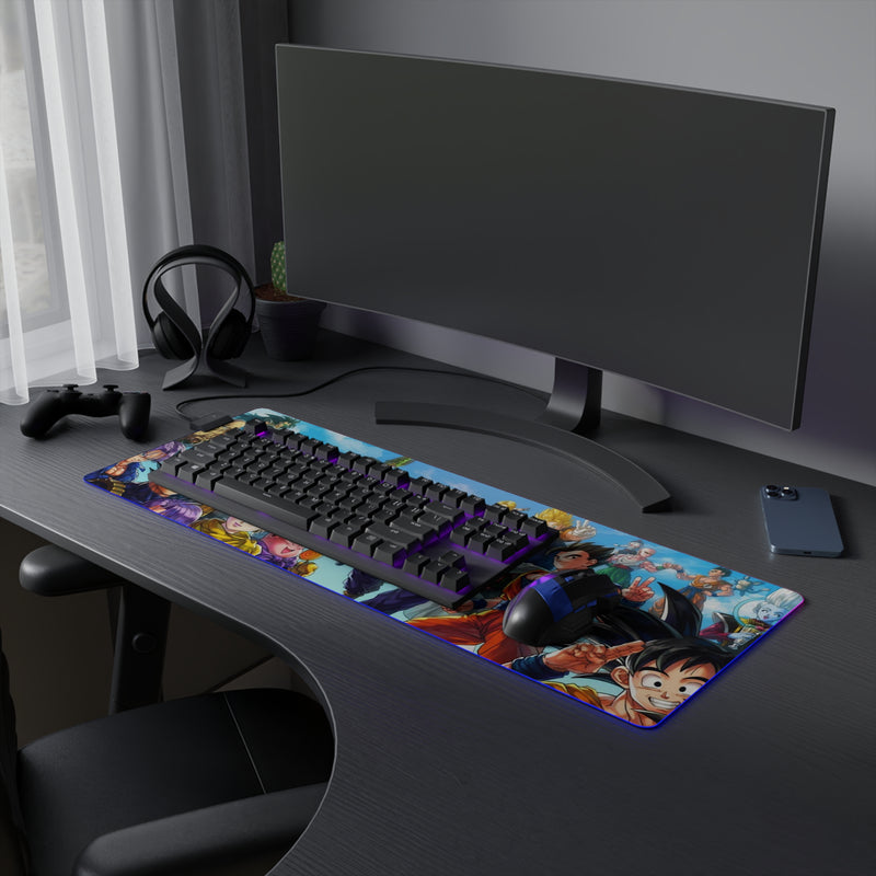 Dragon family LED Mouse Pad