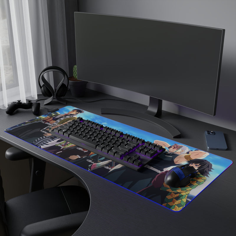 the evil hunters LED Mouse Pad