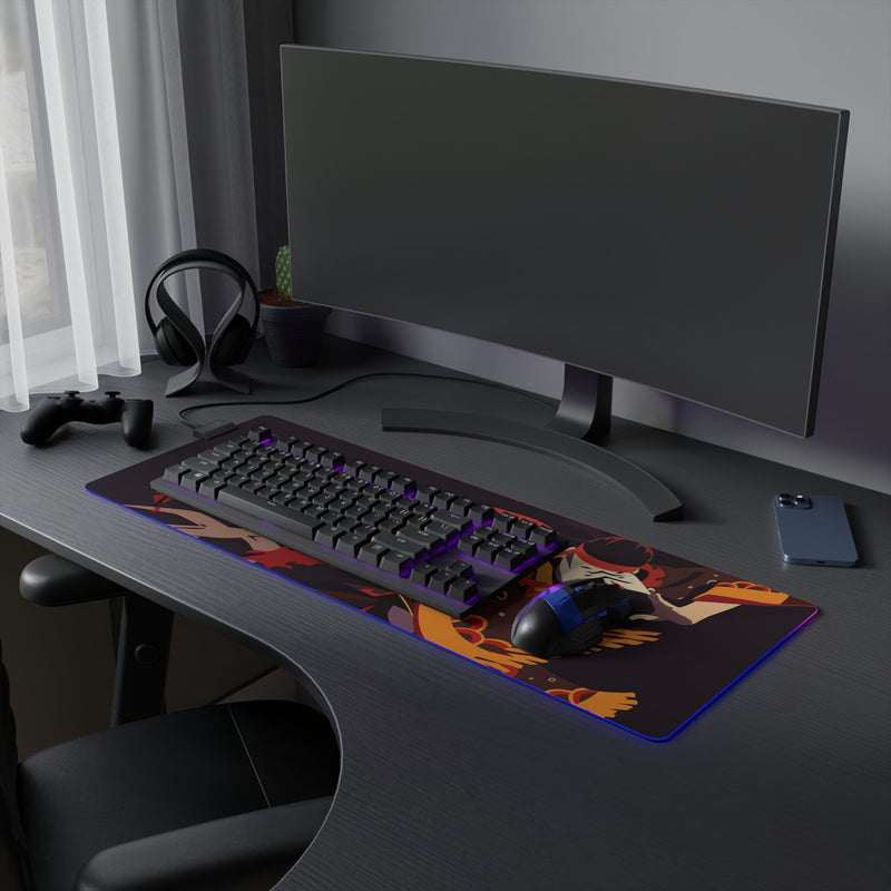 sun hunter LED Mouse Pad