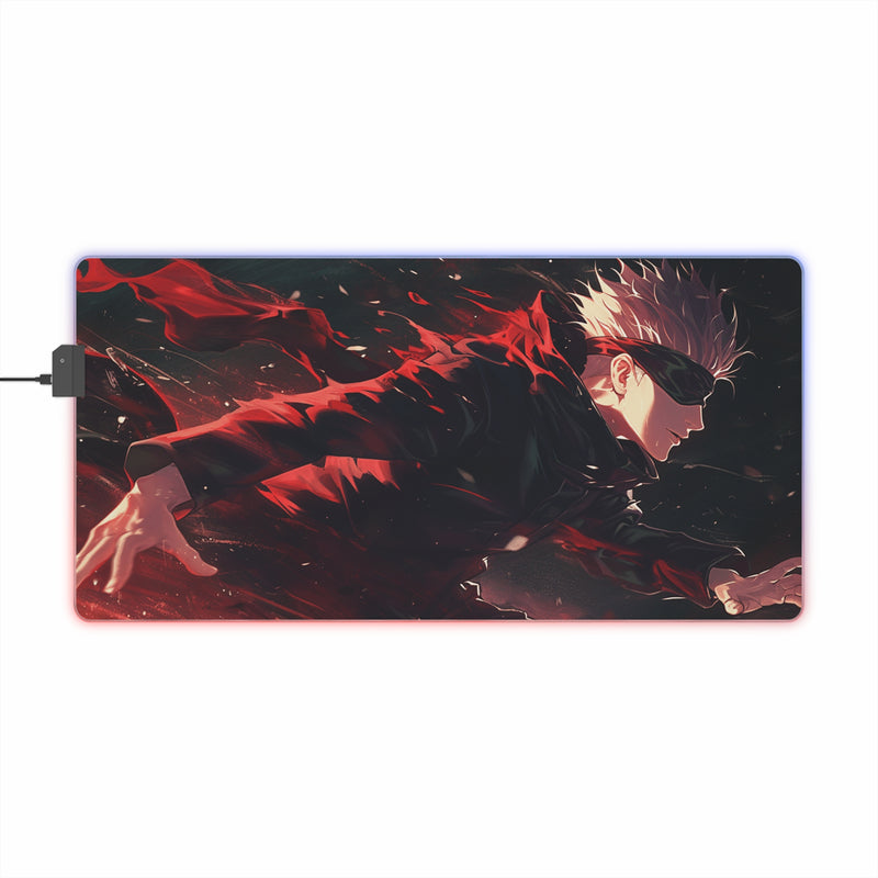 blue eyes LED Mouse Pad