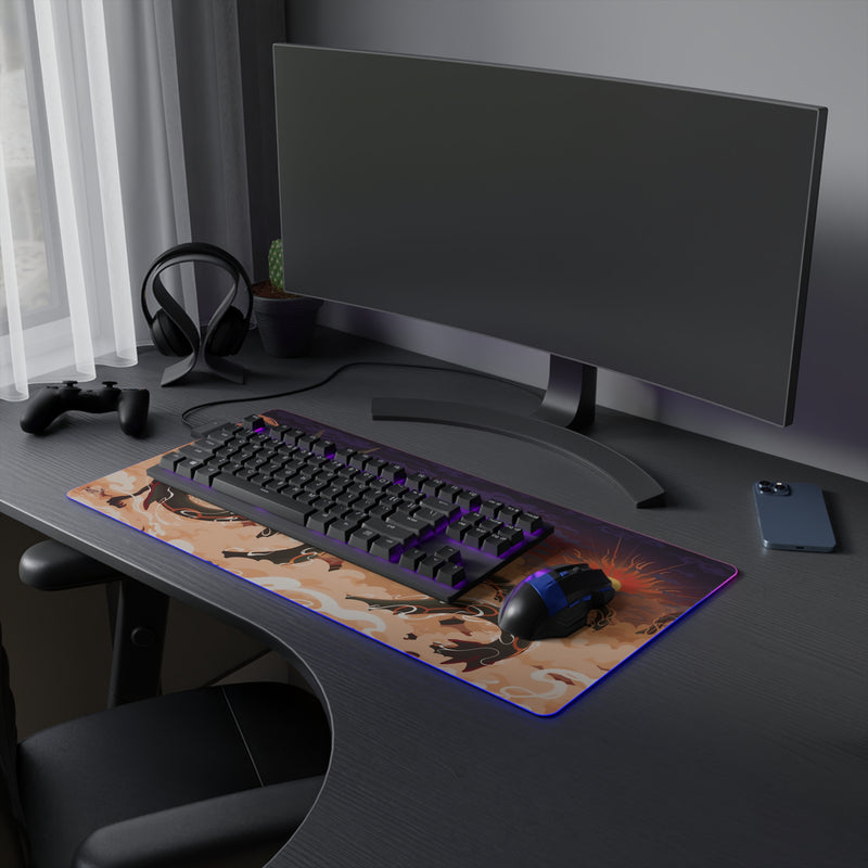 sky dragon LED Mouse Pad