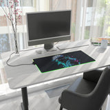 white wolf LED Mouse Pad