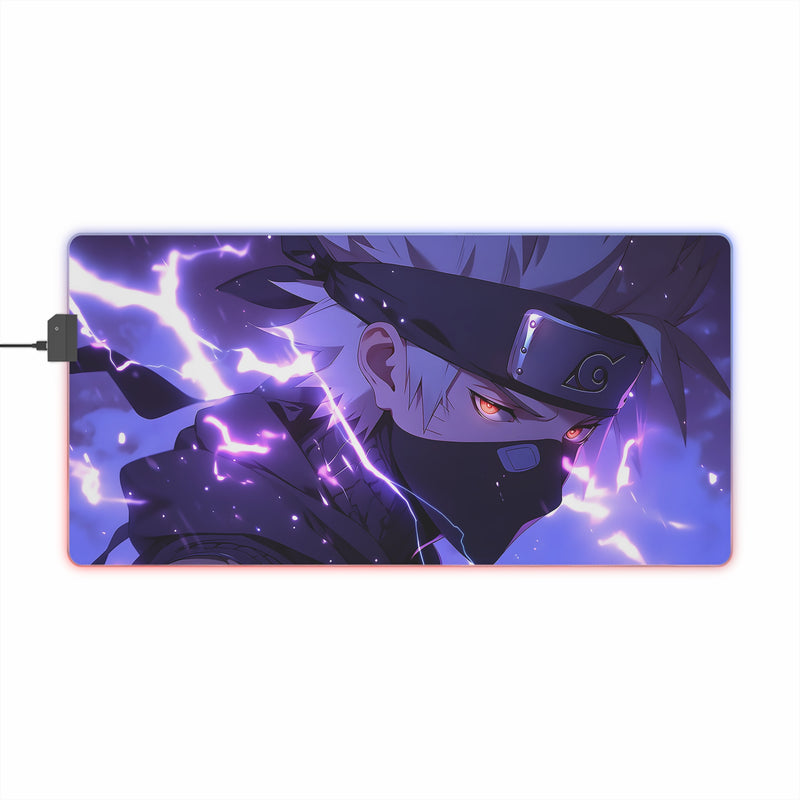 white wolf LED Mouse Pad