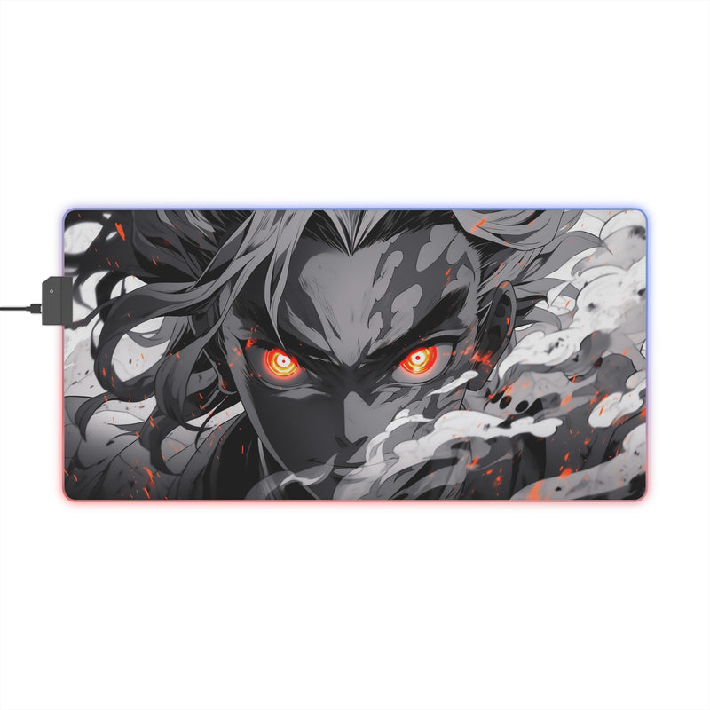 flame hunter Led Mouse Pad