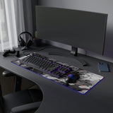 flame hunter Led Mouse Pad