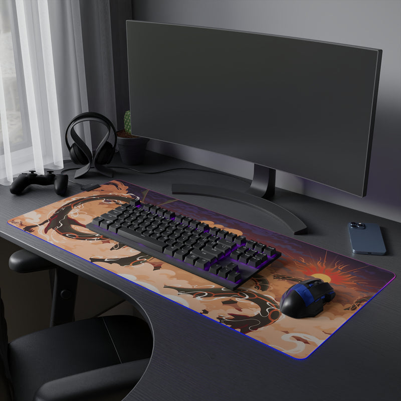 sky dragon LED Mouse Pad