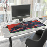 white wolf LED Mouse Pad