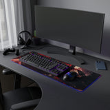 blue eyes LED Mouse Pad