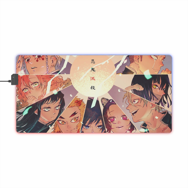 the evil hunters LED Mouse Pad