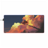 fire dragon LED Mouse Pad