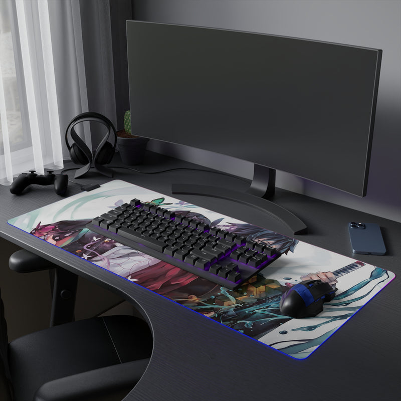 the evil hunters LED Mouse Pad