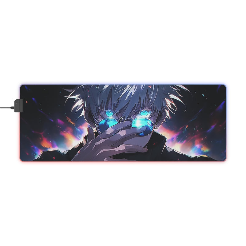 blue eyes LED Mouse Pad