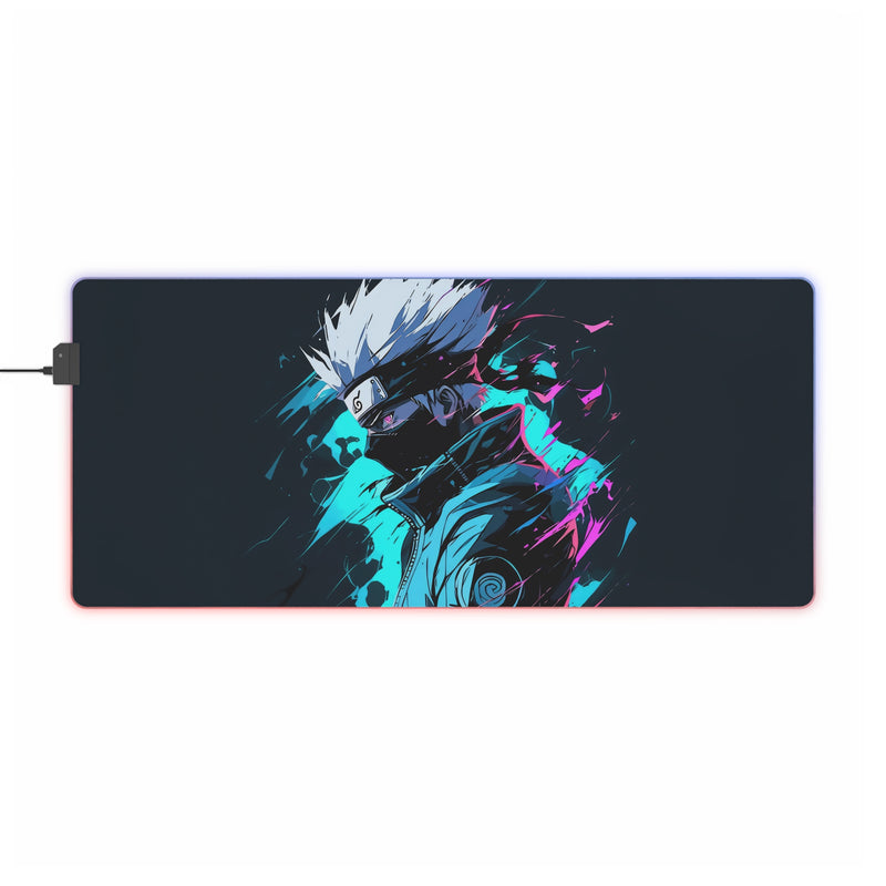 white wolf LED Mouse Pad