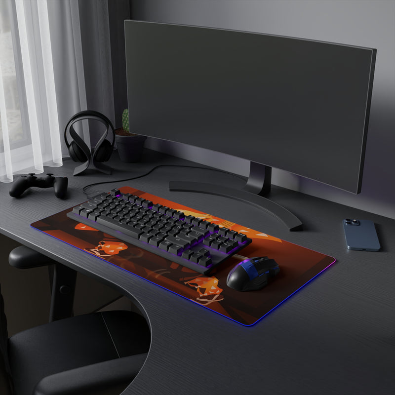 thunder hunter LED Mouse Pad