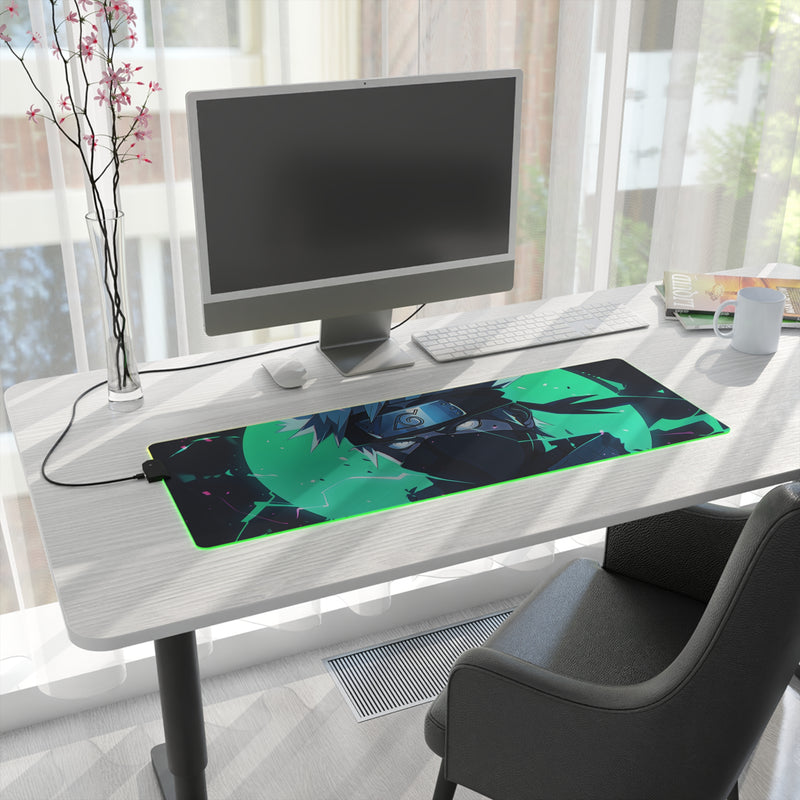 white wolf LED Mouse Pad